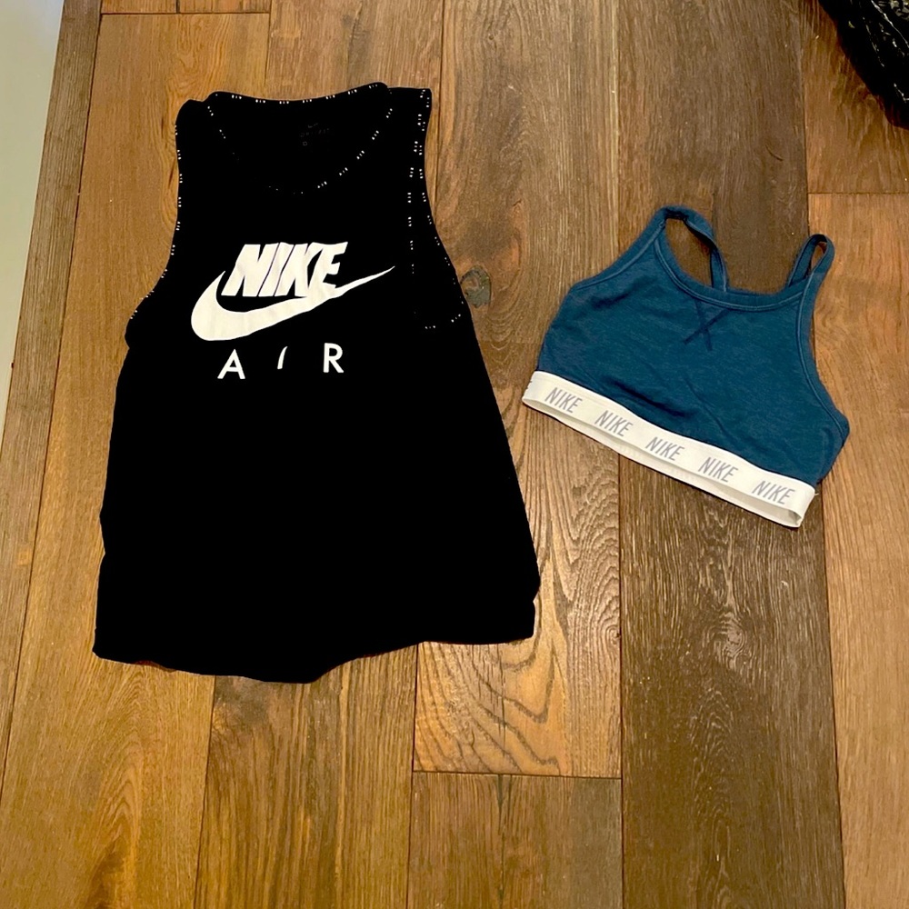 Nike Athletic Set Tank Top and Sports Bra